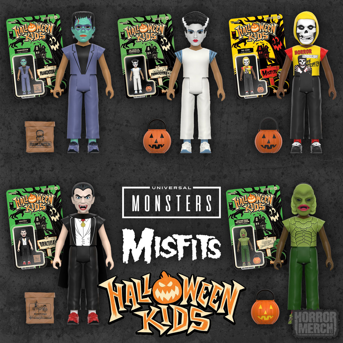 Universal Monsters + Misfits - Halloween Kids - 3.75 Inch Universal Monsters + Misfits - Halloween Kids - 3.75 Inch