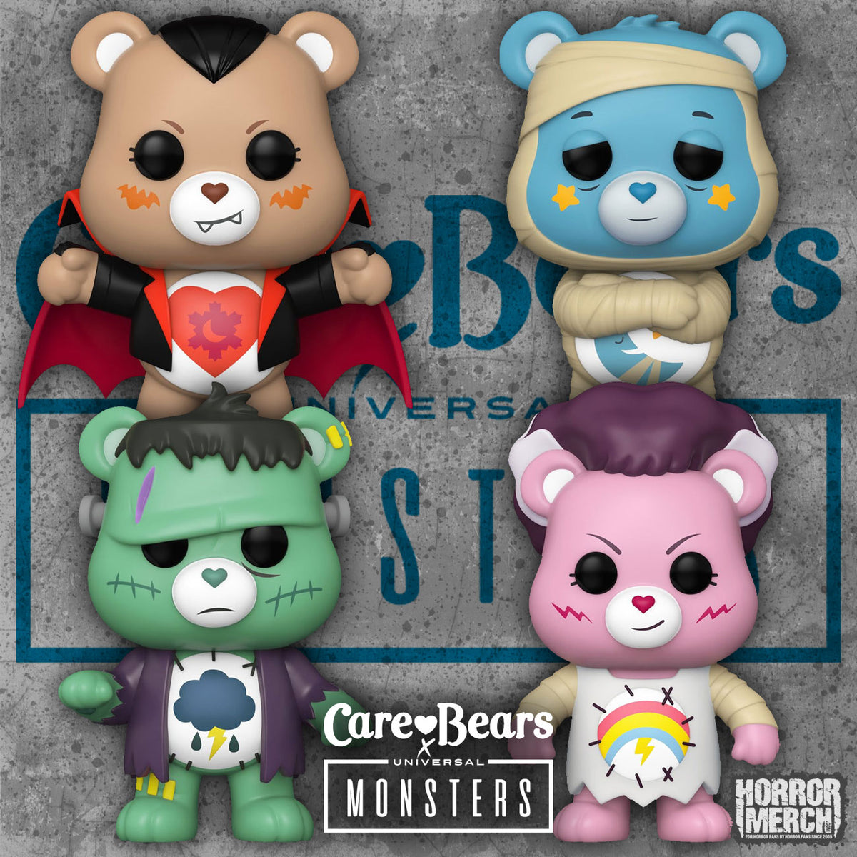 Care Bears X Universal Monsters POP Set Figure