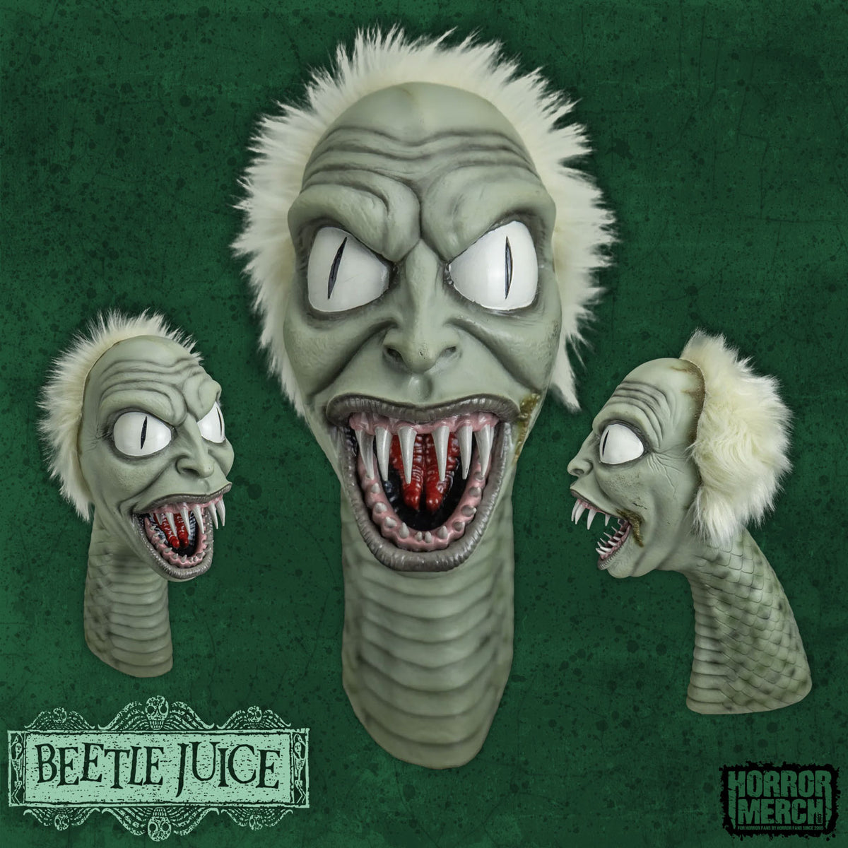 Beetlejuice - Snake Puppet Mask