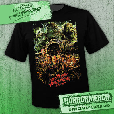 Return Of The Living Dead - Cemetery Collage [Mens Shirt]