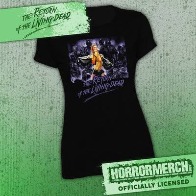 [Exclusive] Return Of The Living Dead - Trash Poster (Purple) [Womens Shirt]