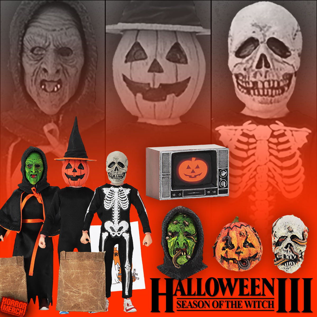 Halloween III - (Cloth) 3 Pack Figure