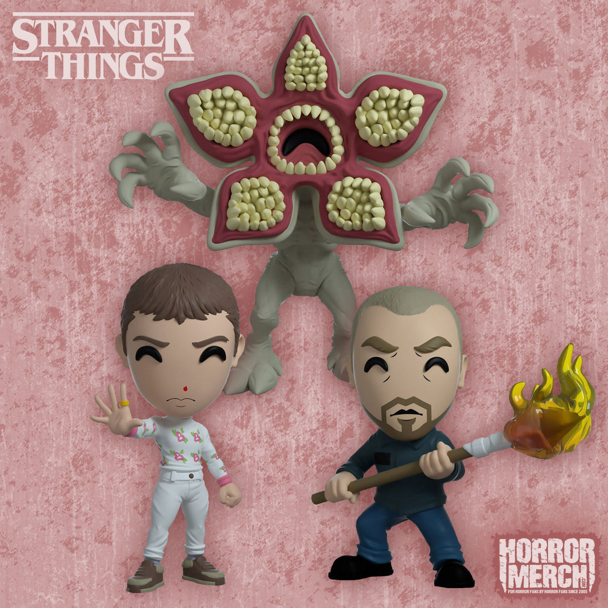 Stranger Things - Demogorgon/Eleven/Hooper Figures Figure