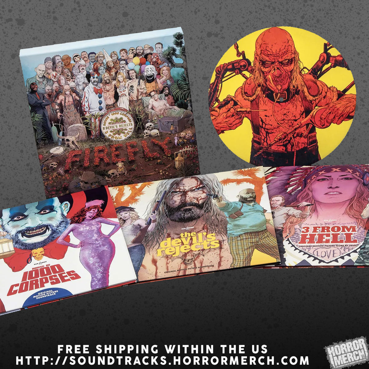 Firefly Box Set: House Of 1000 Corpses / Devils Rejects / 3 From Hell Soundtrack