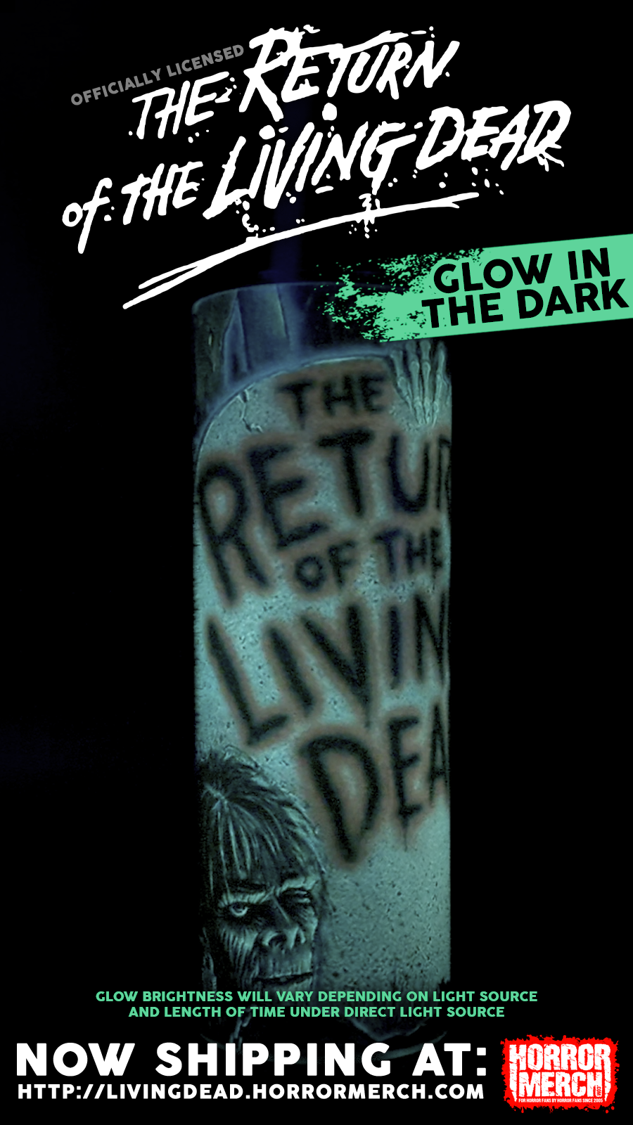 Return Of The Living Dead Poster (Glow In The Dark) [Tumbler Eye Chart Return Of The Living Dead