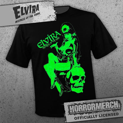 Elvira - Pin-up (Glow In The Dark) [Mens Shirt]