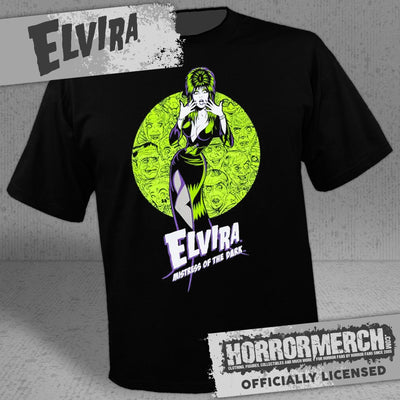 Elvira - Green Ghouls Mens Shirt