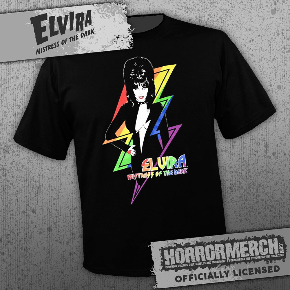 Elvira - Rainbow Lightning [Mens Shirt]