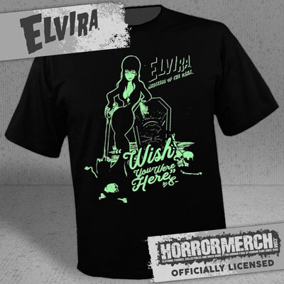 Elvira - Grave (Glow In The Dark) Mens Shirt