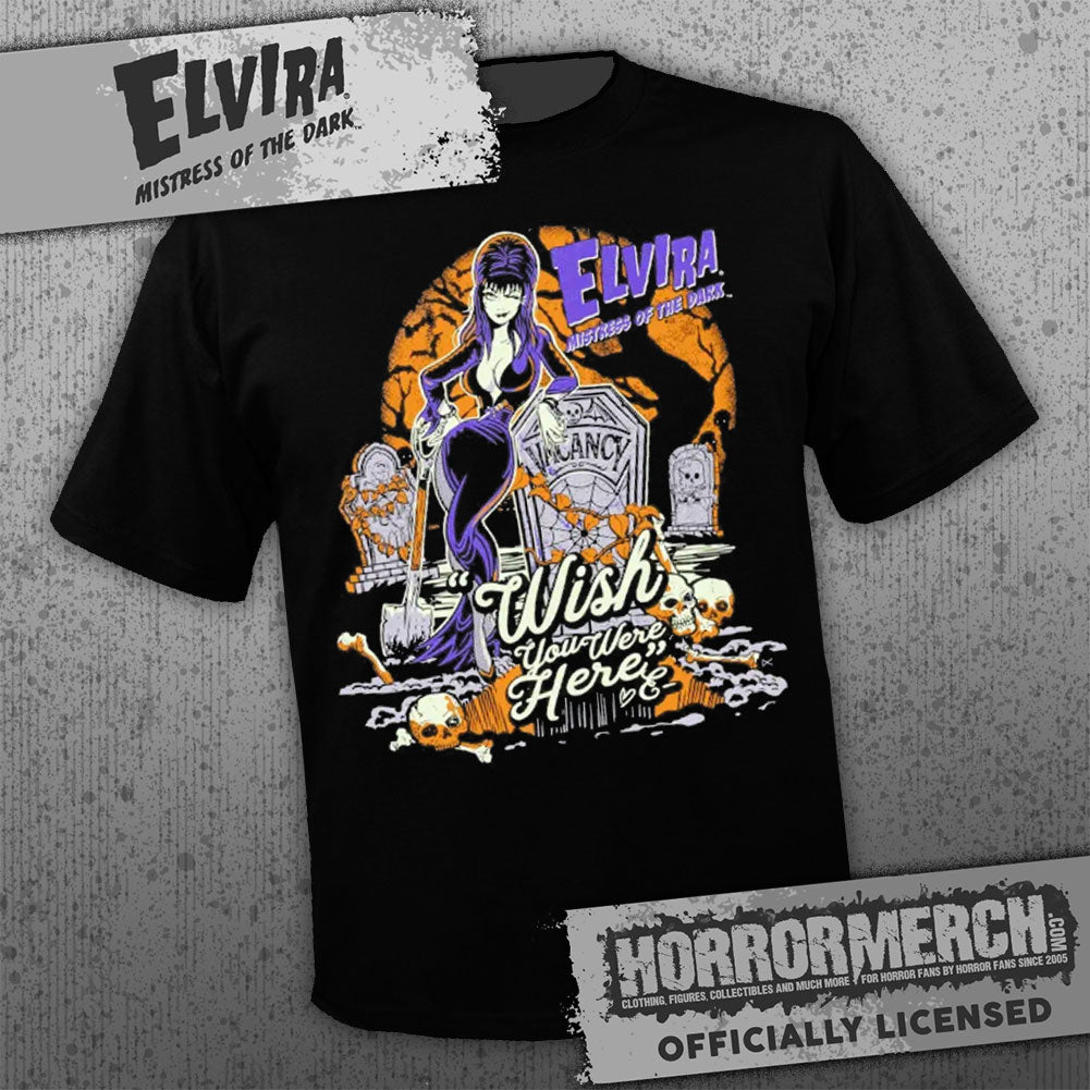 Elvira - Grave (Glow In The Dark) [Mens Shirt]