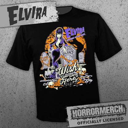 Elvira - Grave (Glow In The Dark) Mens Shirt
