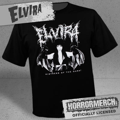 Elvira - Splatter Logo Mens Shirt