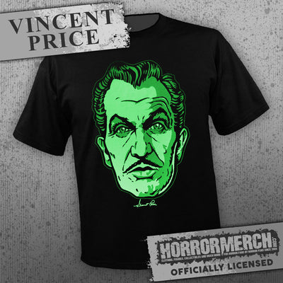 Vincent Price - Face (Green) [Mens Shirt]