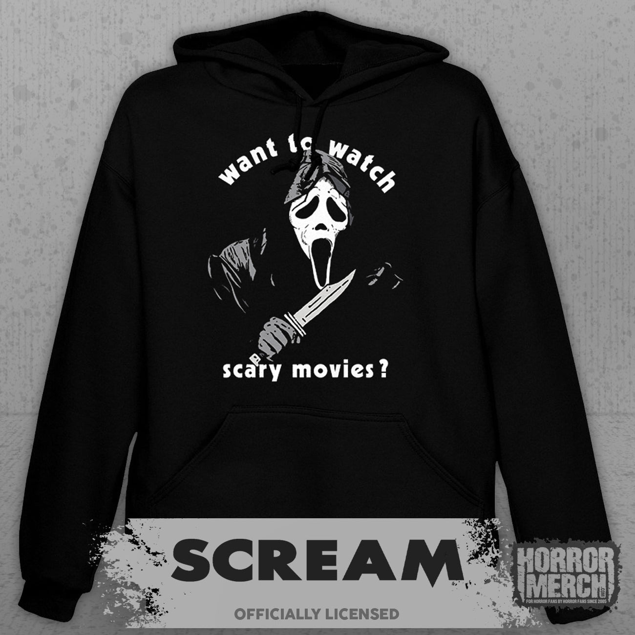 Scream - Watch Scary Movies Hooded Sweatshirt