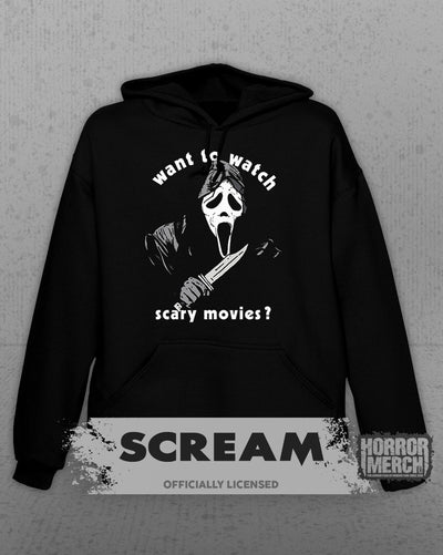 Scream - Watch Scary Movies Hooded Sweatshirt