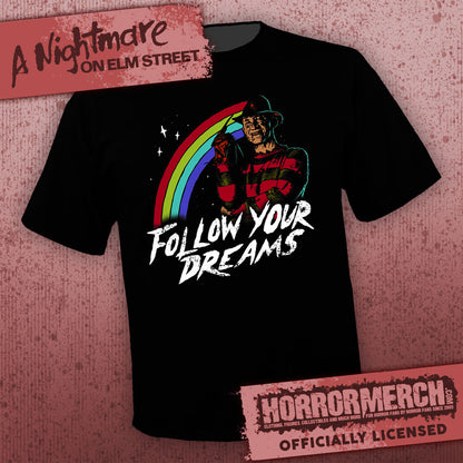 Nightmare On Elm Street - Follow Your Dreams (Smile) [Mens Shirt]