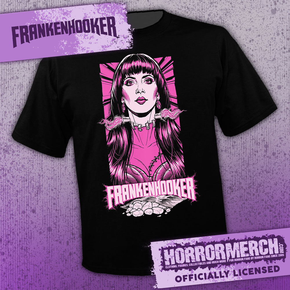 T-shirt Frankenhooker - Film D'horreur, Taille M, Noir, Coton - Neuf Sans étiquettes