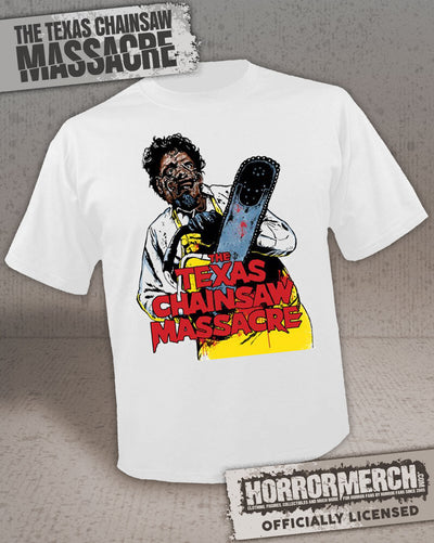 Texas Chainsaw Massacre - Leatherface Mens Shirt (White)