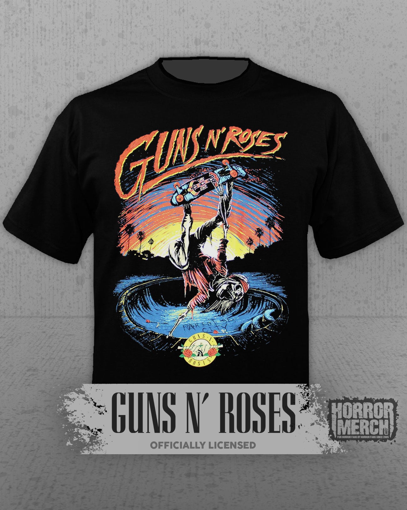 Guns N Roses - Skateboard Mens Shirt