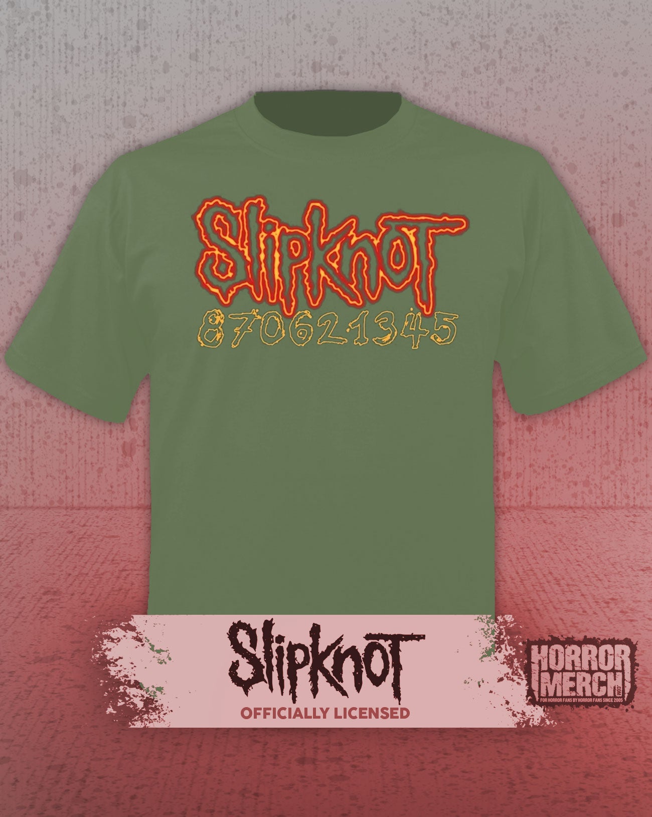 Slipknot - Dont Ever Judge Me (Front And Back Print) Mens Shirt (Green)