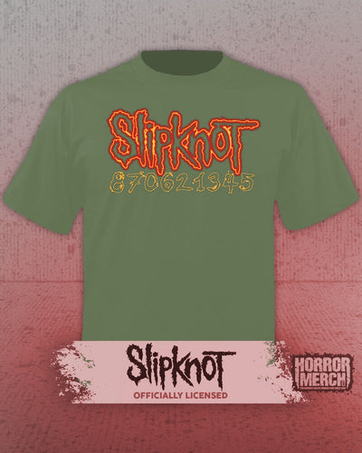 Slipknot - Dont Ever Judge Me (Front And Back Print) Mens Shirt (Green)
