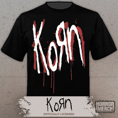Korn - Logo (Red/White) Mens Shirt