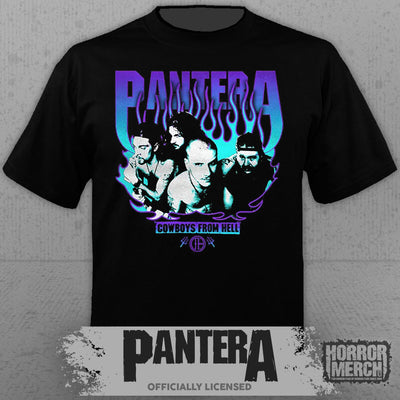Pantera - Blue Flames Mens Shirt