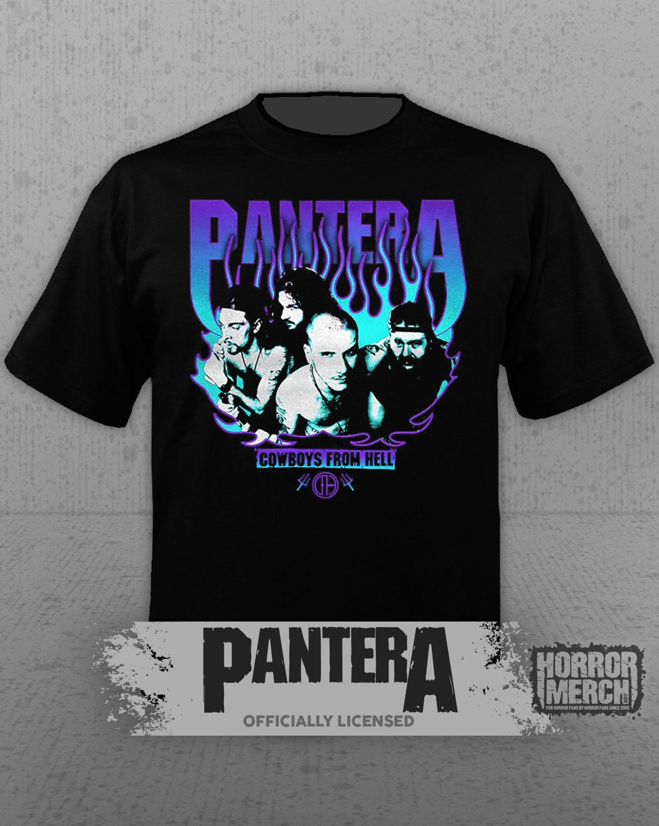 Pantera - Blue Flames Mens Shirt