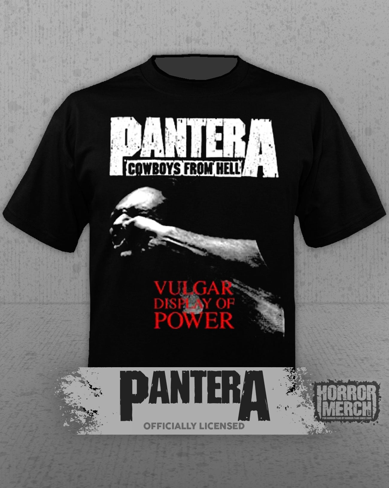 Pantera - Vulgar Display (Front And Back Print) Mens Shirt