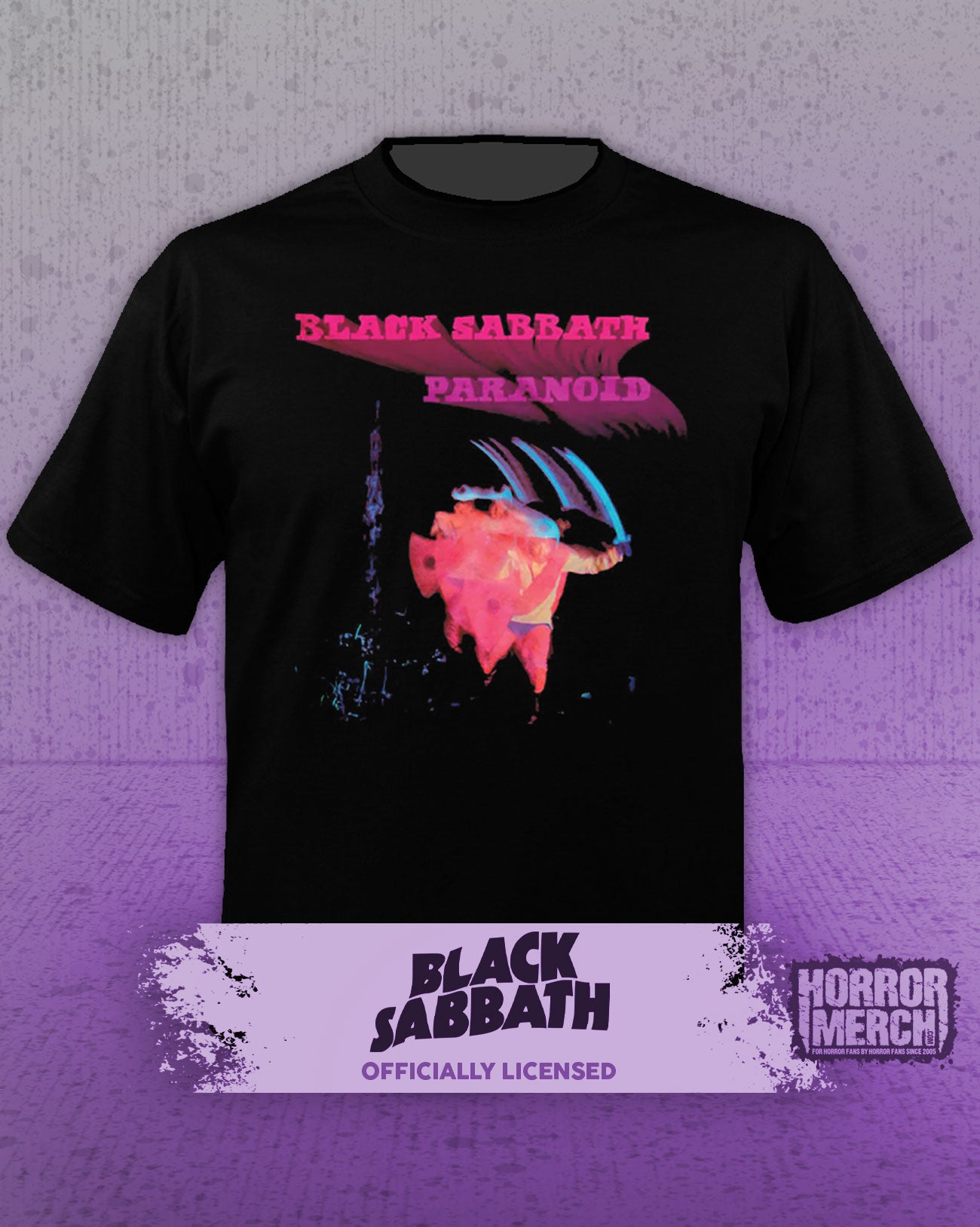 Black Sabbath - Paranoid Mens Shirt