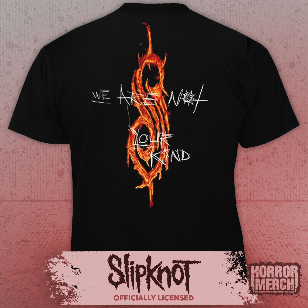 Slipknot - Not One Of Us (Front And Back Print) Mens Shirt