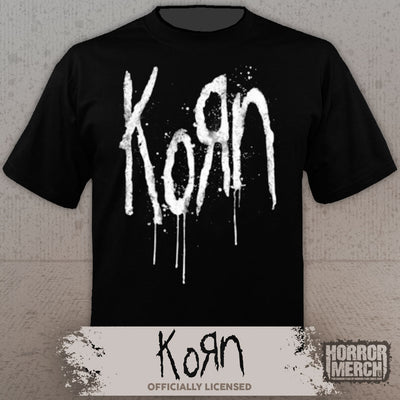 Korn - Logo (White) Mens Shirt