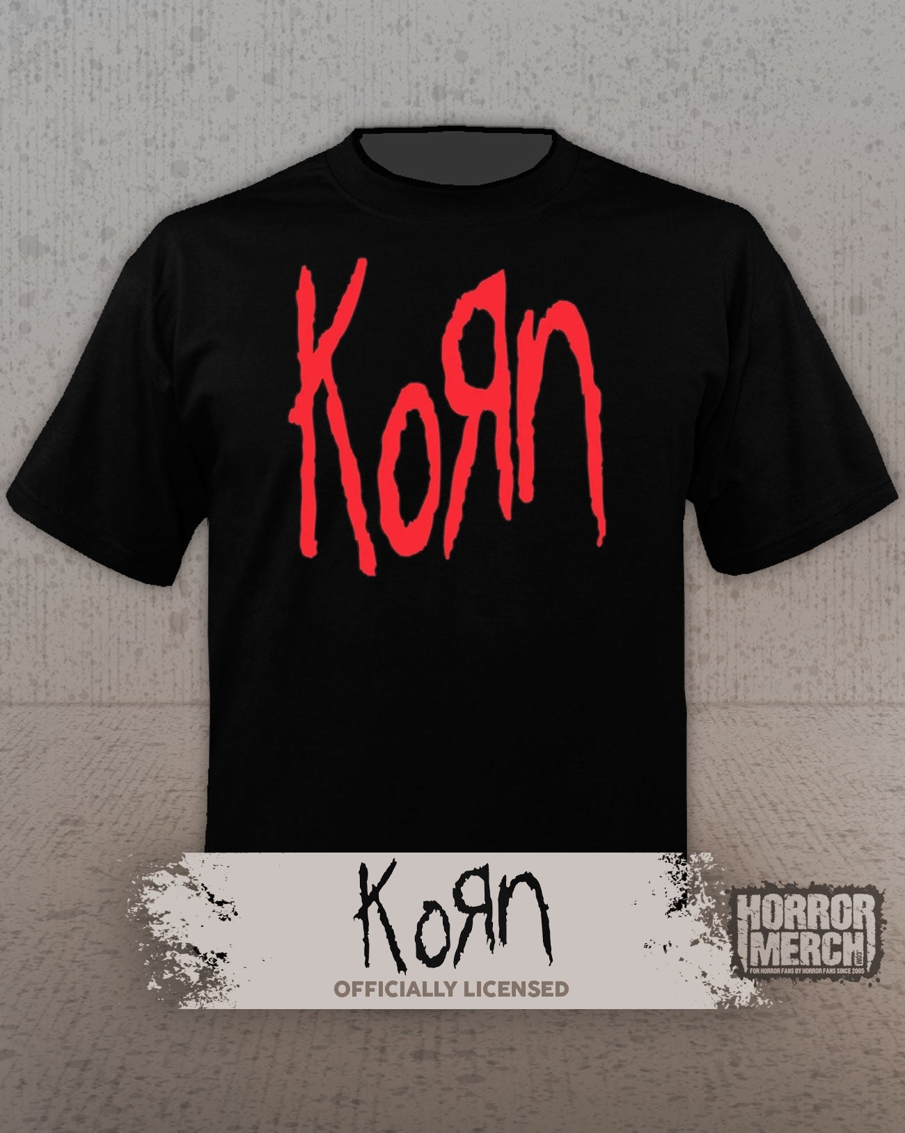 Korn - Logo (Red) Mens Shirt