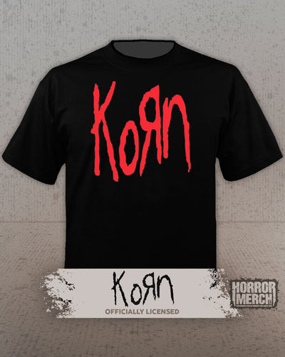 Korn - Logo (Red) Mens Shirt