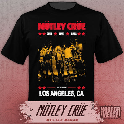 Motley Crue - Live In LA Mens Shirt