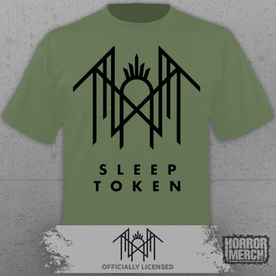 Sleep Token - Logo Mens Shirt (Olive)