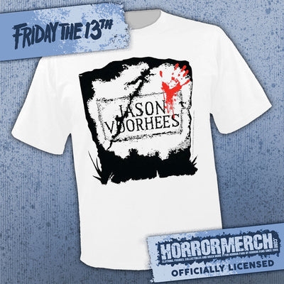 Friday The 13th - Voorhees Grave (White) [Mens Shirt]
