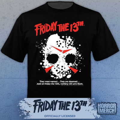 Friday The 13th - Splatter Mask Mens Shirt