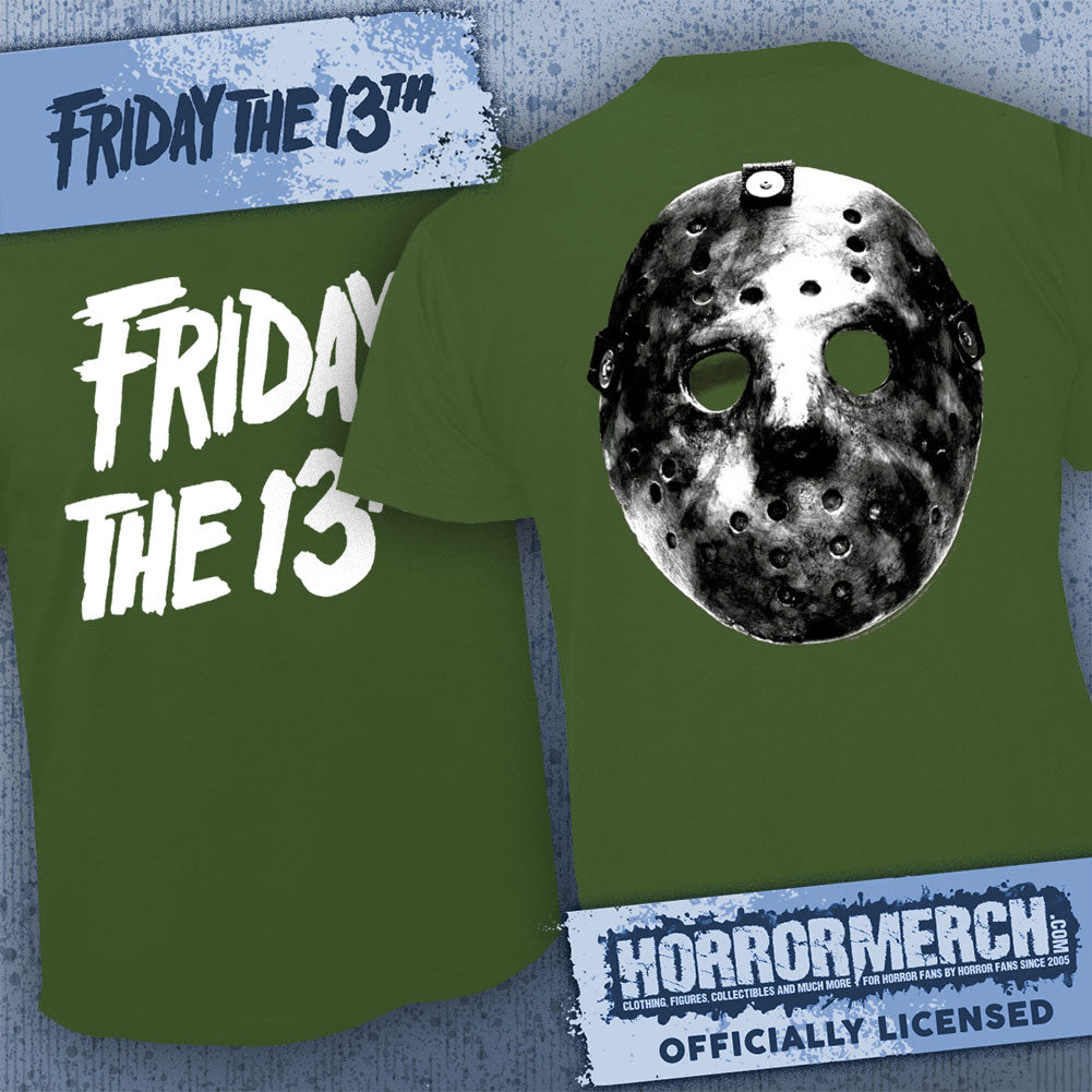 Friday The 13th - Poster (Multiple Colors)  (Front And Back Print) [Mens Shirt]