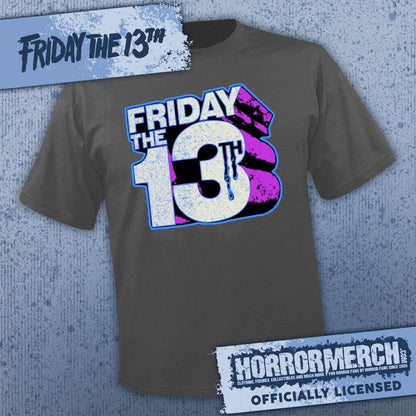 Friday The 13th - 13th Neon Logo (Multiple Colors) [Mens Shirt]