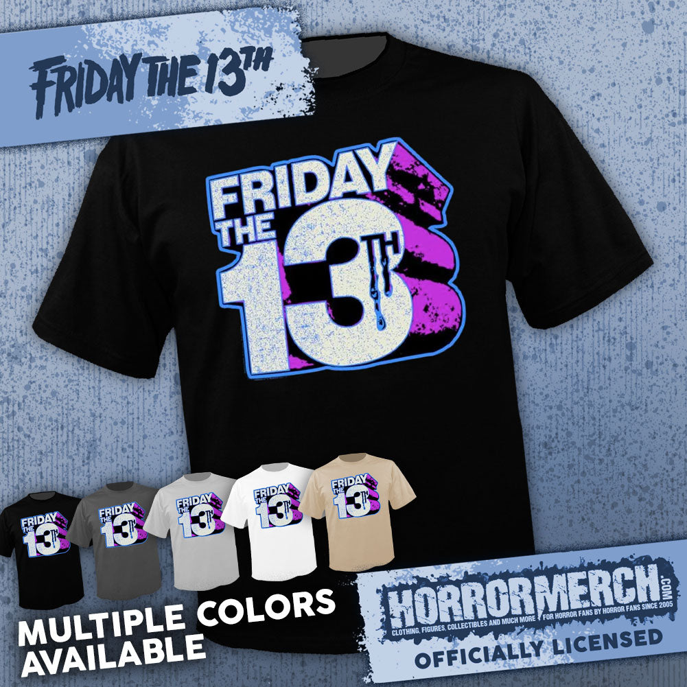 Friday The 13th - 13th Neon Logo (Multiple Colors) [Mens Shirt]