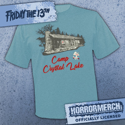 Friday The 13th - Camp Crystal Lake (Blue) [Mens Shirt]
