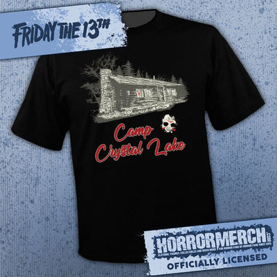 Friday The 13th - Camp Crystal Lake (Black) [Mens Shirt]