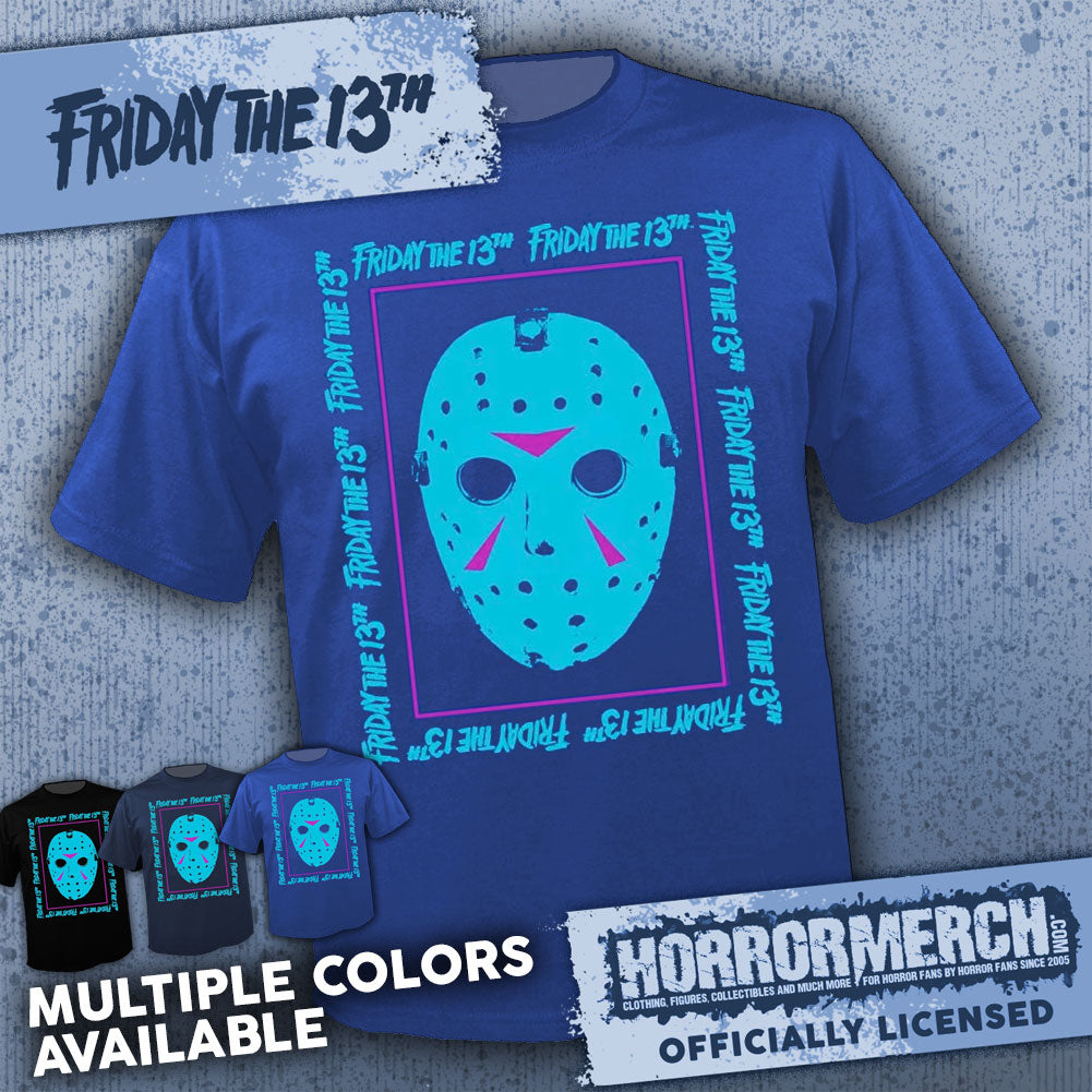 Friday The 13th - Retro Mask Detail (Multiple Colors) [Mens Shirt]