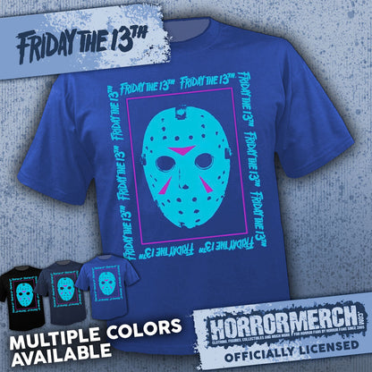 Friday The 13th - Retro Mask Detail (Multiple Colors) [Mens Shirt]