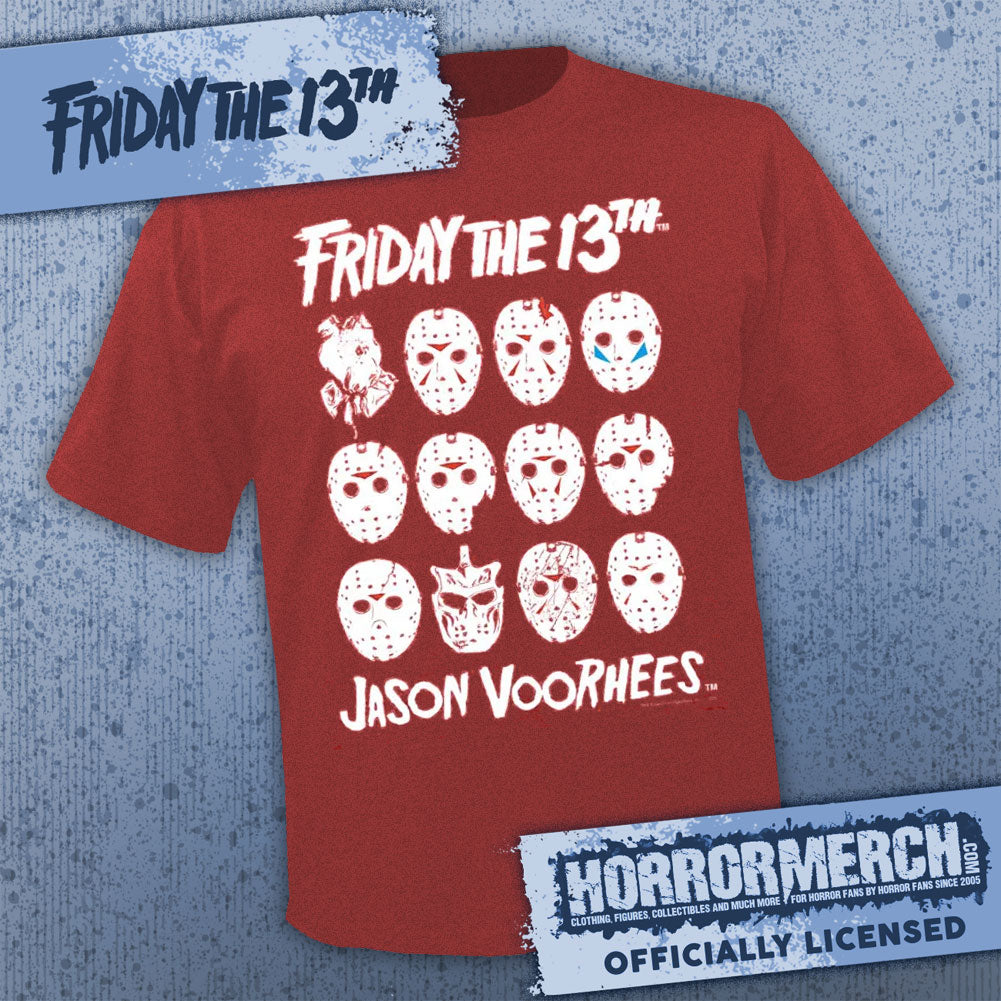 Friday The 13th - Masks (Multiple Colors) [Mens Shirt]