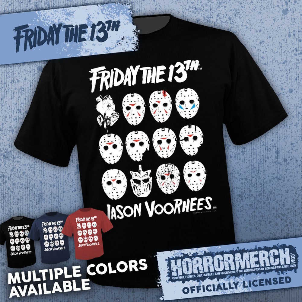 Friday The 13th - Masks [Mens Shirt]