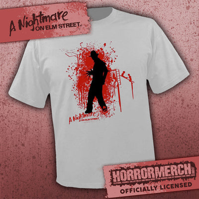 Nightmare On Elm Street - Splatter (Gray) [Mens Shirt]