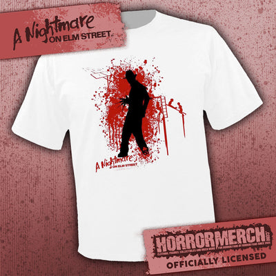 Nightmare On Elm Street - Splatter (White) [Mens Shirt]