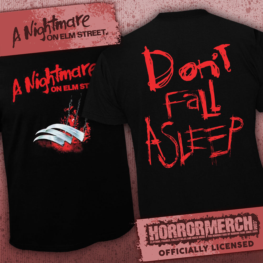 Nightmare On Elm Street - Dont Fall Asleep (Front And Back Print) [Mens Shirt]